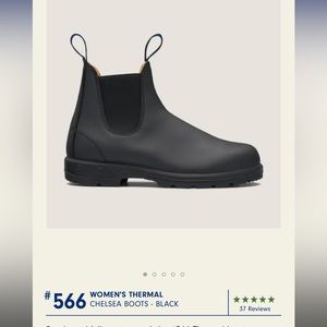 Blundstone  #566 WOMEN'S THERMAL CHELSEA BOOTS - BLACK